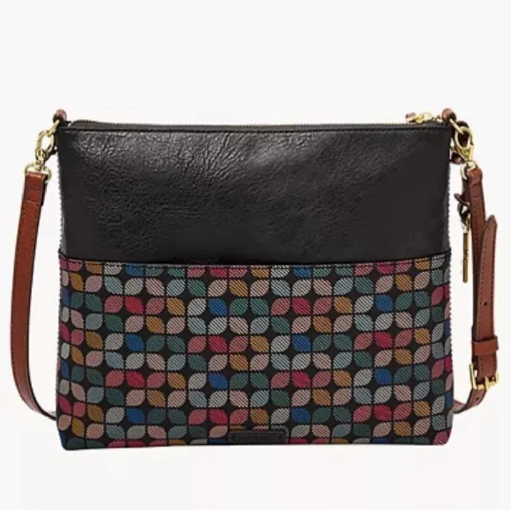 Fossil Fiona large crossbody bag multicolored‎